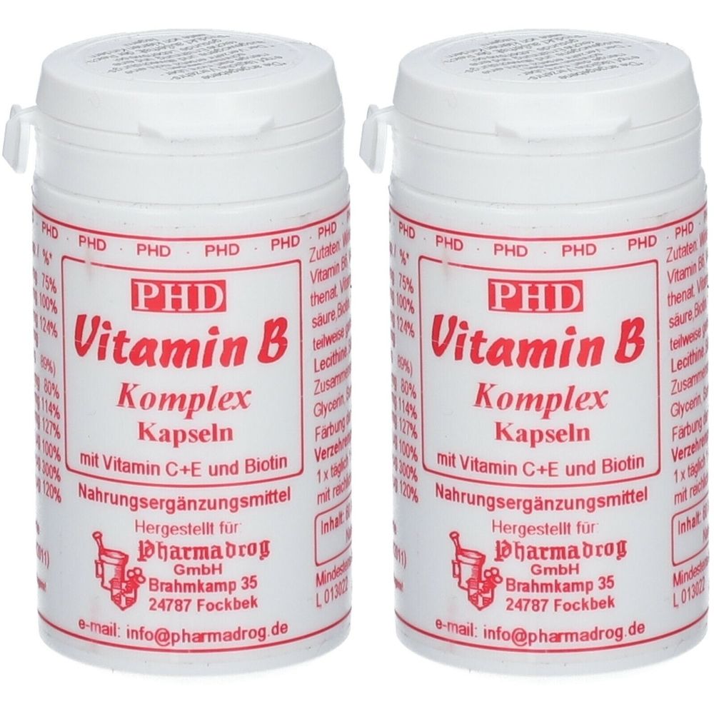Vitamin B Komplex m.Vitamin C+E und Biotin Kapseln 2x 2x60 St