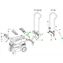 FESTOOL Linsenschraube M5x10 für DLM-CT, SB-CT