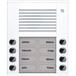 TCS Tür Control Audioaußenstation 2-reihig PES08-WS/04