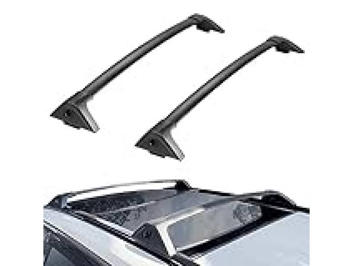 VEVOR Barres de Toit Transversales 2PCs Compatible avec Toyota RAV4 2019-2023 Porte-Bagages Voiture en Aluminium Charge 72 kg Galerie de Toit Verrouillable Installation Facile pour Voyage Transport