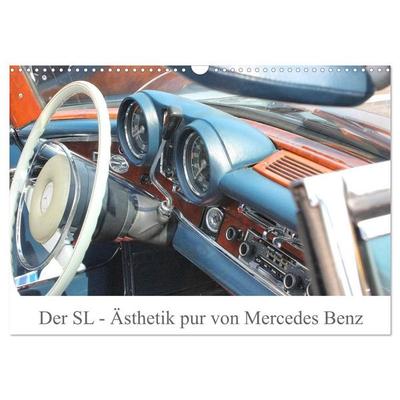 Der SL - Ästhetik pur von Mercedes Benz (Wandkalender 2025 DIN A3 quer), CALVENDO Monatskalender