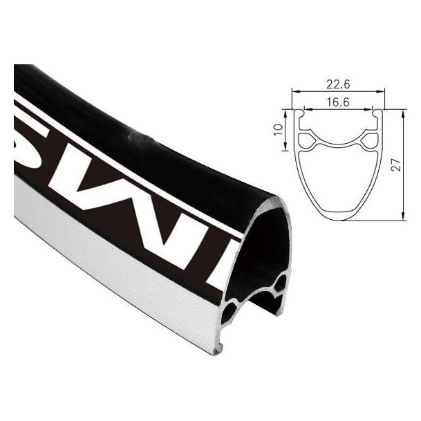Alexrims at510 700x32otw Rim. Schwarzer CNC Bok (neu) (28") (35627525)
