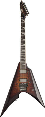 ESP LTD Arrow QM Dark Brown Burst Dark Brown Sunburst
