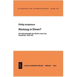 Rückzug in Ehren?, Fachbücher von Philip Anderson
