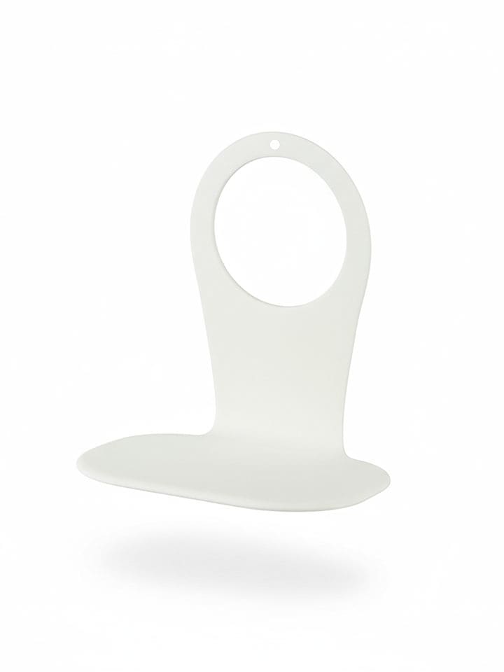 Smarto Metallico Steckdosen-Handyhalter in Weiß - (B)12 x (H)12 x (T)8 cm - onesize