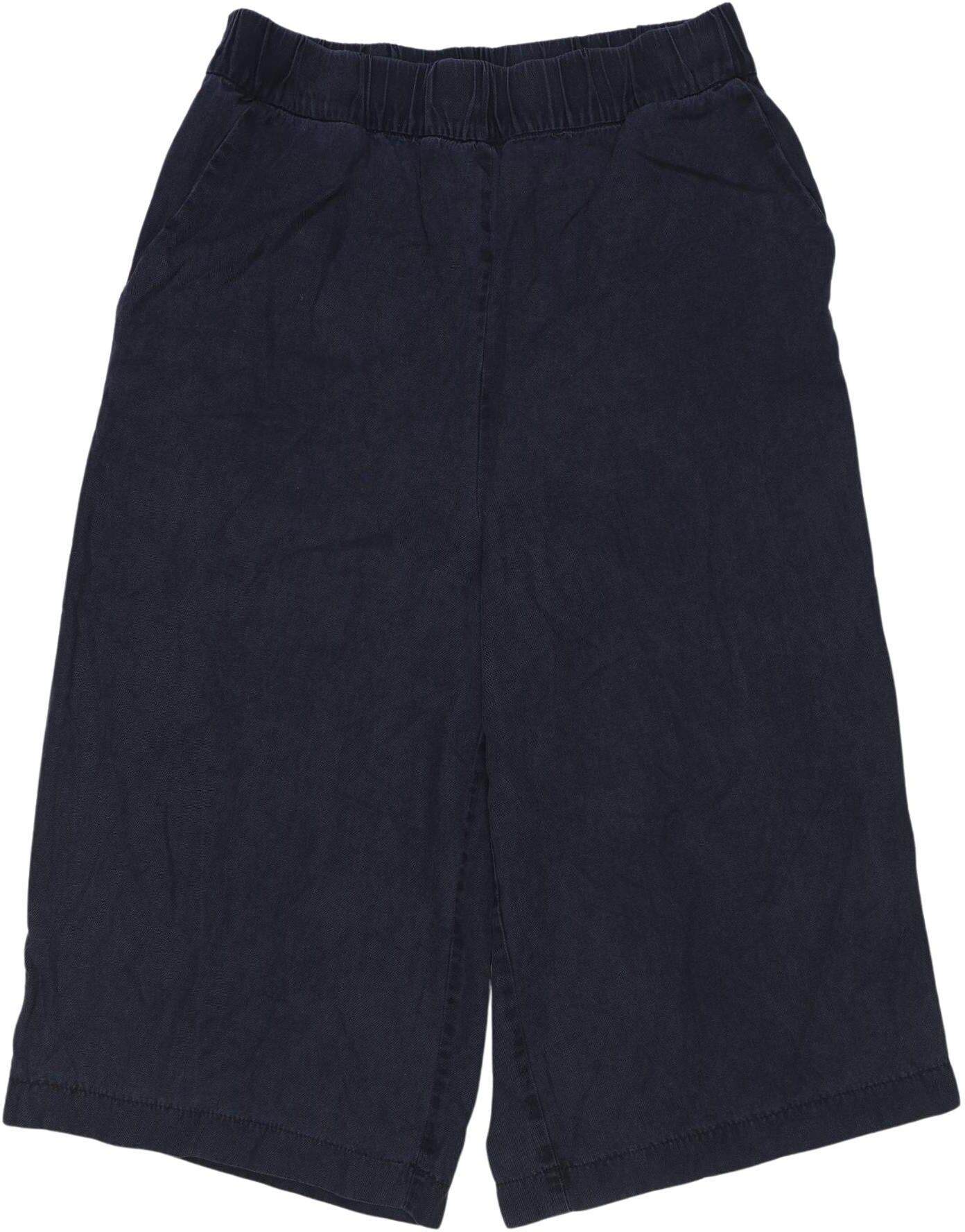 Kauf dich glucklich Damen Stoffhose, Marineblau, Gr. W26, kein / Etikett - Second Hand