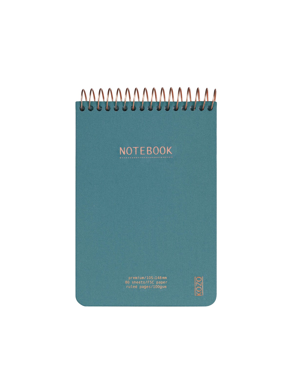 KOZO Notebook A6 Premium Steel Blue