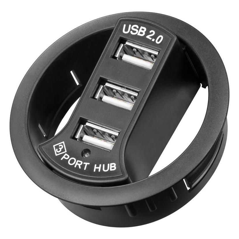 Goobay Einbau-HUB (USB-A, 3 Ports) (93893)