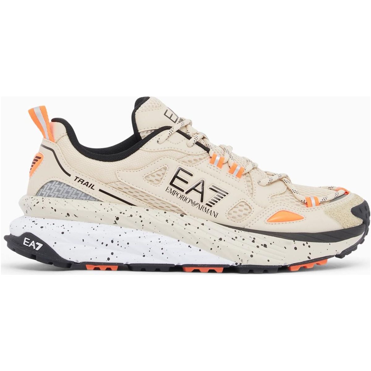EA7 Sneaker - Sneaker Crusher Sonic Trail 2.0 fog+black+orange fluo (MZ935) 7 7X000602 AF10181-MZ935-7