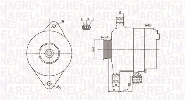 Magneti Marelli Generator 063731892010 Für Toyota