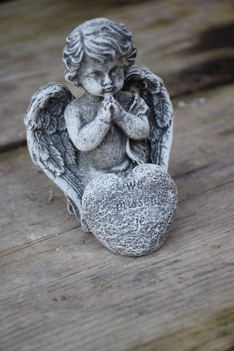 Ilse's Engeltje met hartje tafeldecoratie