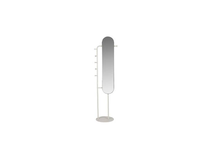 Miroir sur pied ovale beige Vero