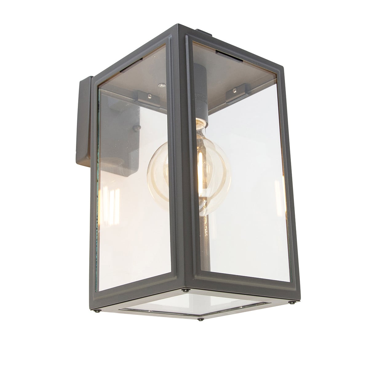 Qazqa Sutton Smart Buiten Wandlamp Grijs met Wifi en Dimbare LED