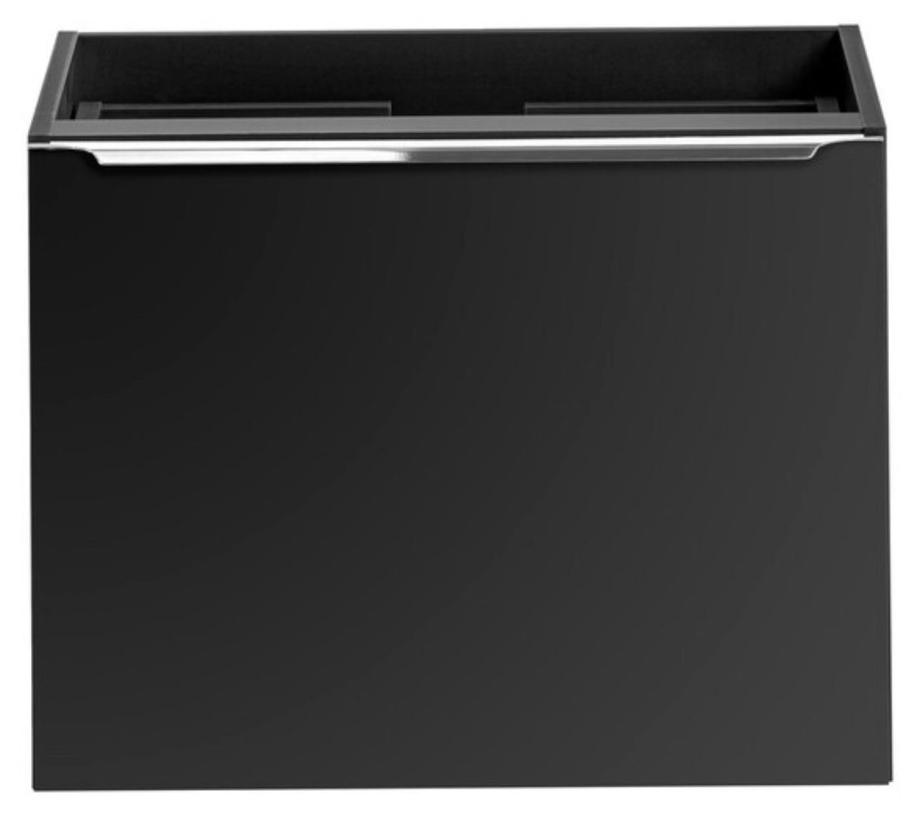 Möbelwaschtisch VANTA 60 cm schwarz - Hängemodul mit 2 Schubladen