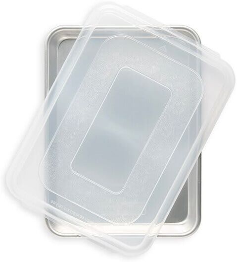 Nordic Ware Naturals Aluminium Bakers Quarter Sheet with Lid