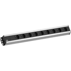 Bachmann, Steckdosenleiste, HANDWERKER Steckdosenleiste, 9-fach, ohne Schalter (9x, CEE 7/3, 2 m)