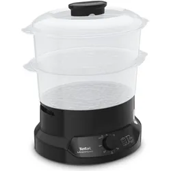 Tefal Minicompact VC139810, Dampfgarer + Reiskocher, Schwarz