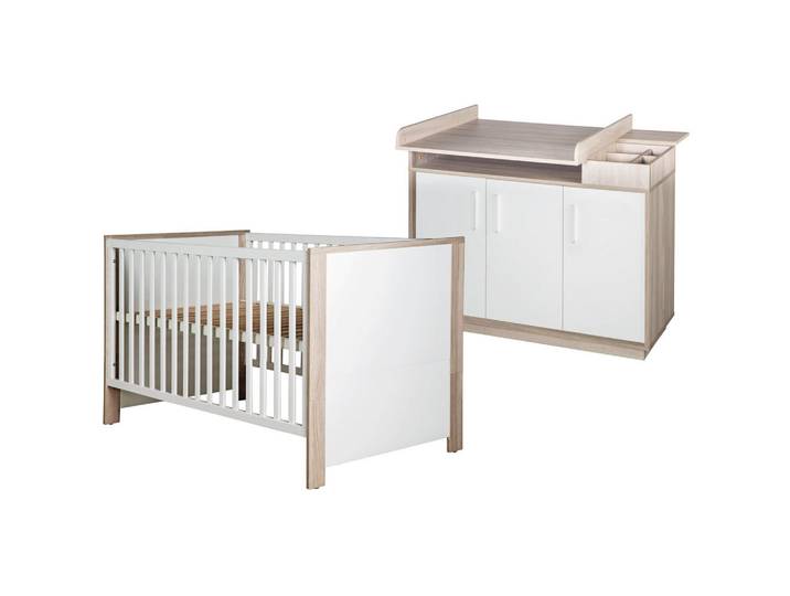 Roba Babyzimmer-Set Olaf 2-teilig, Mehrfarbig, 76x82x142.5 cm, Babymöbel & Kindermöbel, Babyzimmer