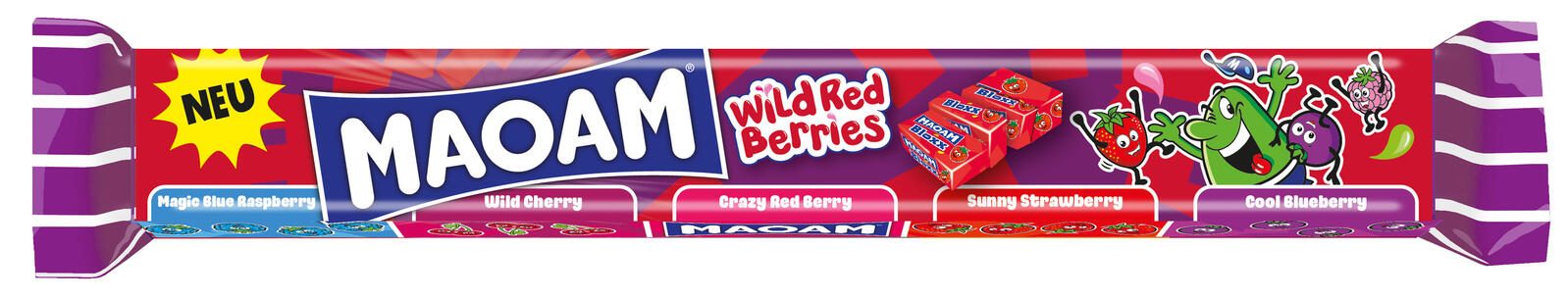 MAOAM Bloxx Wild Red Berries Kaubonbons 10041739