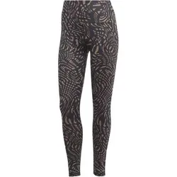 ADIDAS Damen Yoga Printed 7/8-Tight, Größe XS in Schwarz Schwarz