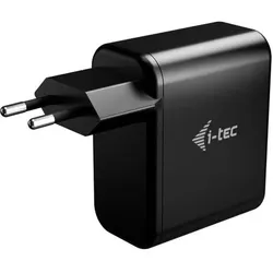 i-tec 100W USB-C GAN CHARGER (100 W, 1 Port), USB Ladegerät, Schwarz