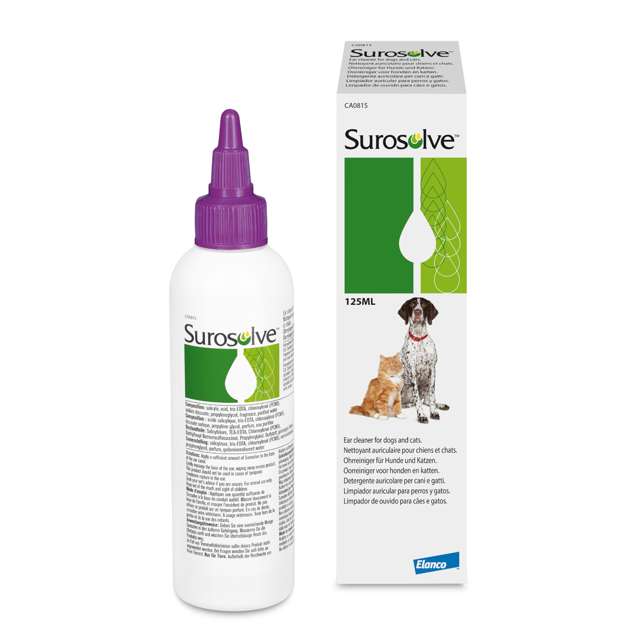 Surosolve Ohrreiniger flüssig f.Hunde/Katzen 125 ml Flüssigkeit
