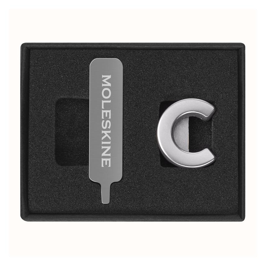 Moleskine Pin Buchstabe C Silber (Kein Einband) (In Catalogue NOOS)