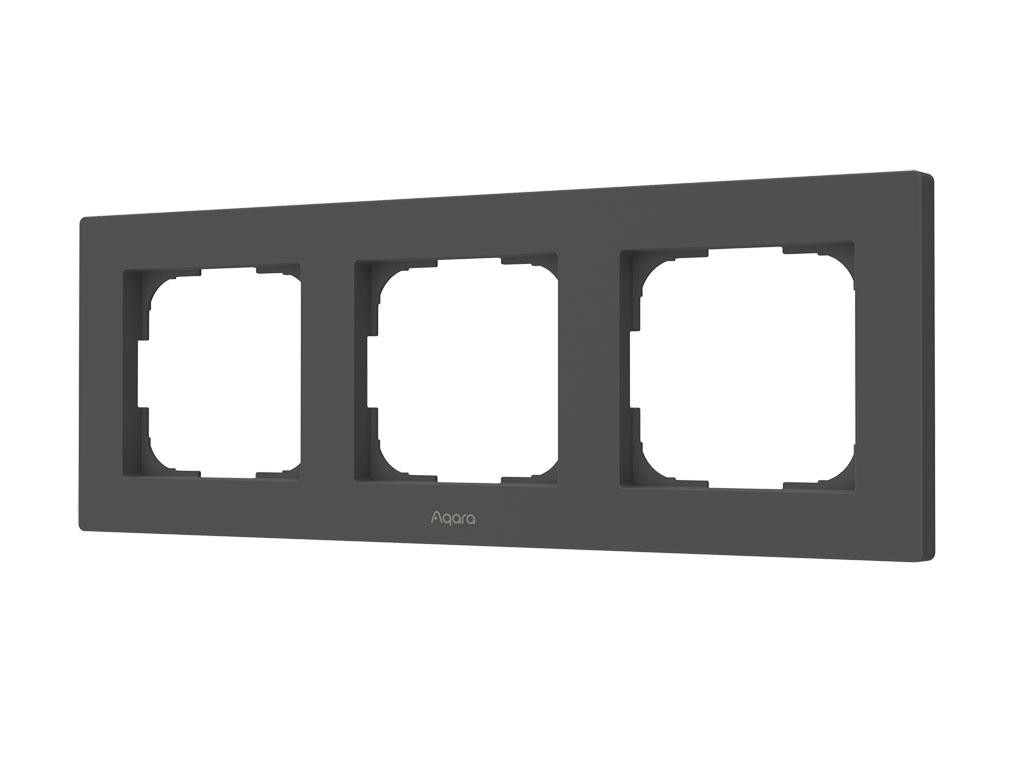 Aqara Switch Frame H2 EU (3-gang) grau