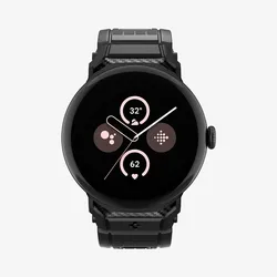 Spigen Pixel Watch 3 (41mm) Band (Thermoplastic polyurethane (TPU), Thermoplastische Polyurethane (TPU)), Uhrenarmband, Schwarz