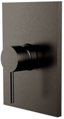 Herzbach Design iX PVD Brausearmatur 21.130555.2.40 Black Steel, Unterputz, 180x130mm
