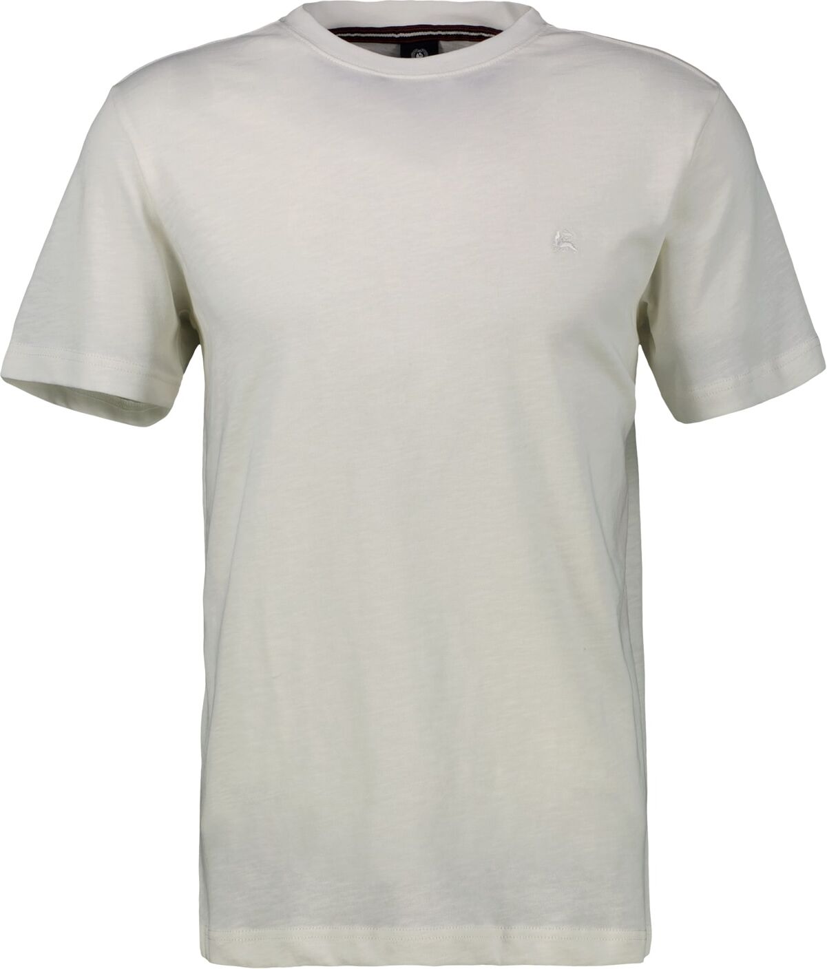 T-Shirt LERROS "Herren Jersey T-Shirt in Grossen Grössen", Herren, Gr. 4XL, weiss (broken weiß), 100% Baumwolle, Rundhals, Shirts T-Shirt broken weiß 4XL
