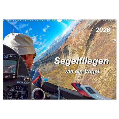 Segelfliegen - wie ein Vogel (Wandkalender 2026 DIN A3 quer), CALVENDO Monatskalender