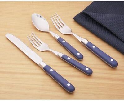 Ginkgo Le Prix 20-piece Royal Blue Flatware Set (Service for 4)