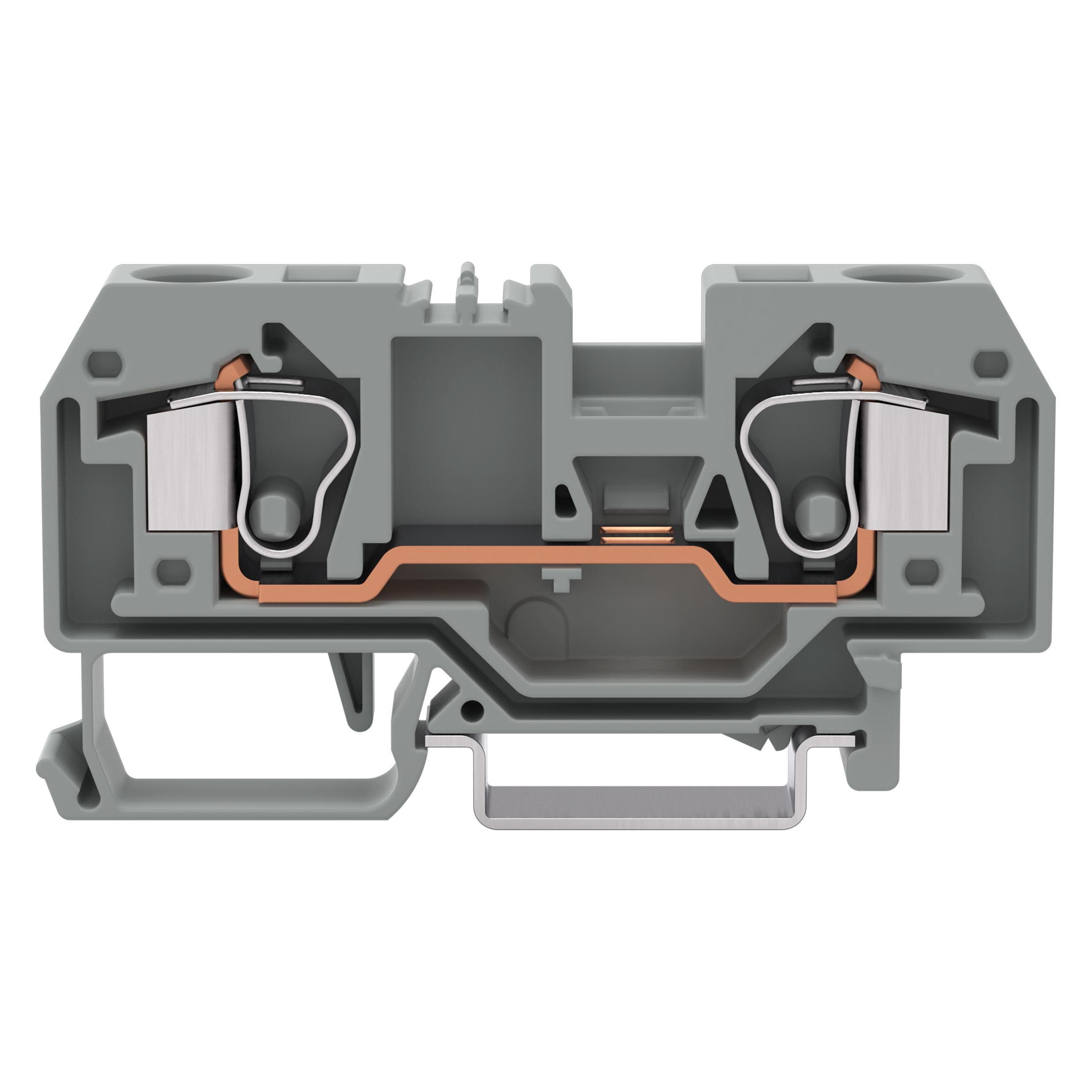 Wago 284-904 2-Leiter-Durchgangsklemme 10 mm2 mittige 284904 (284-904)