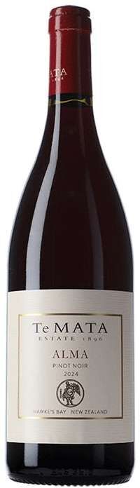 Te Mata Estate Te Mata Alma Pinot Noir 2024 - Exquisito vino de Nueva Zelanda con 14% de graduación
