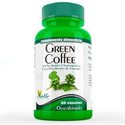 El Valle Green Coffee Decaffeinated Green Coffee 60 Capsules