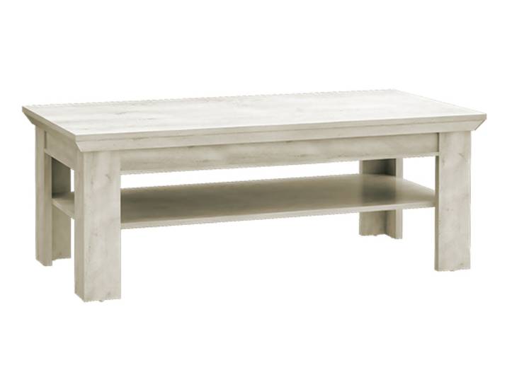 Table basse Kashmir Lasuré Blanc - Basika