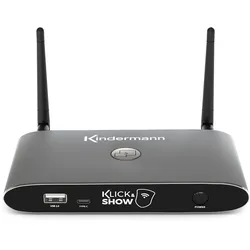 Kindermann Klick&Show K-40 Base Unit - Drahtloses BYOD-Präsentationssystem - 4K ...