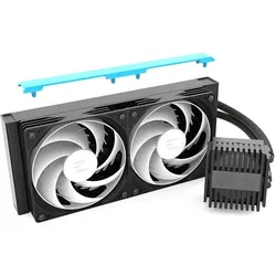 Zalman Chłodzenie wodne Chłodzenie procesora ALPHA2 V2 A24 240 mm CPU Liquid Cooler czarne, CPU Wasserkühler, Schwarz