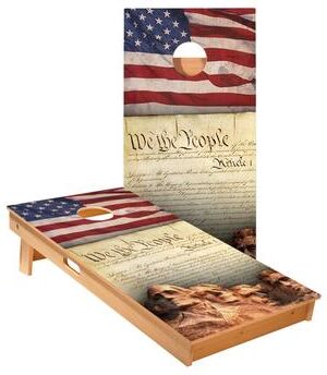 Skip's Garage We The People Cornhole Boards