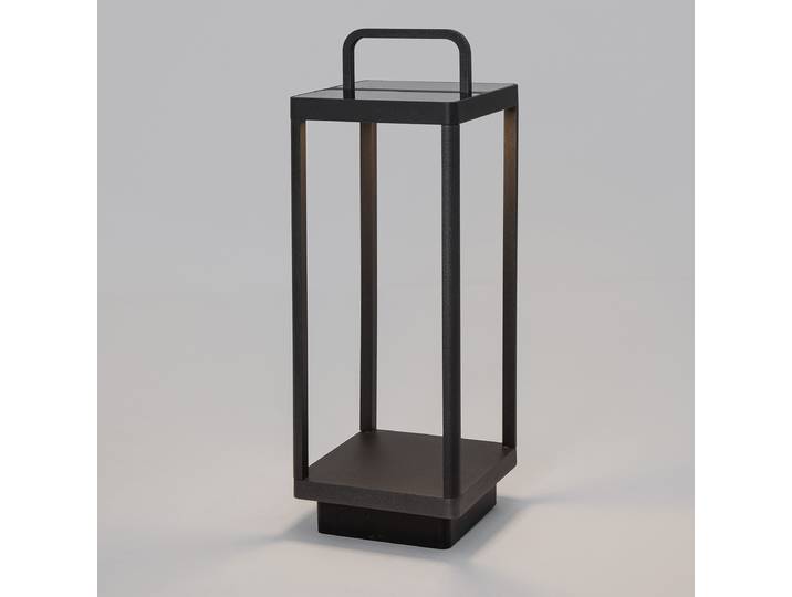 Lampe de chemin Bali 51cm Gris/Anthracite