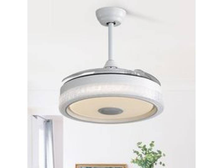 Plafonnier ventilateur LED - ZEVKOR - 42 pouces - Haut-parleur Bluetooth - RGB variable - Télécommande