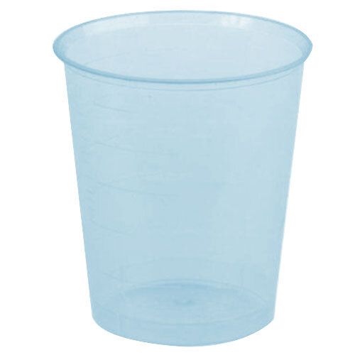 Einnehmeglas graduiert Kunststoff blau 80 St Becher