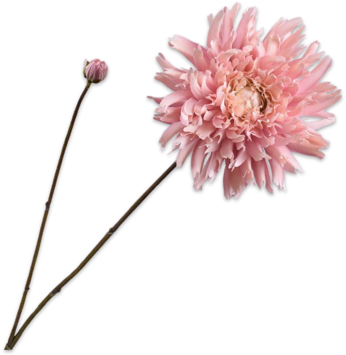 Silk-ka Kunstbloem Chrysant Creme Hoogte: 101 cm