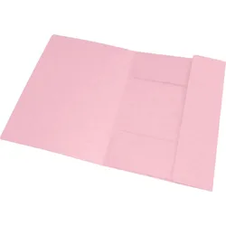 Oxford Eckspannmappe Top File+ A4 3 Klappen pastellrosa