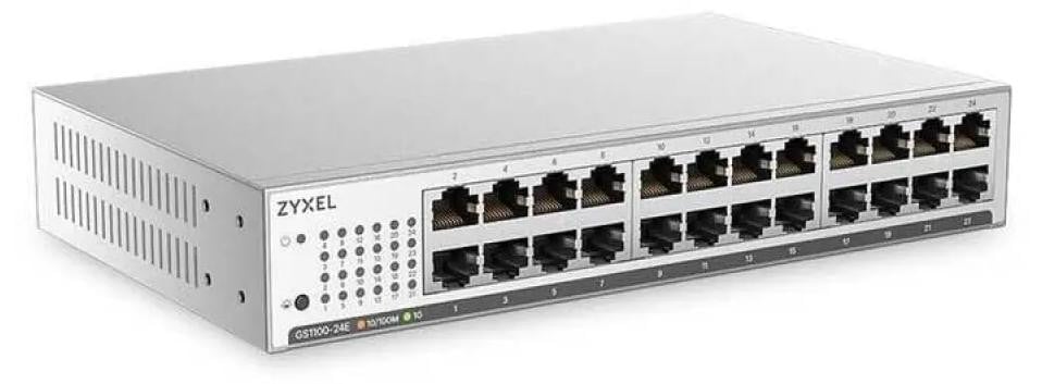 Zyxel GS1100-24E 24-Port Gigabit Unmanaged Switch V4