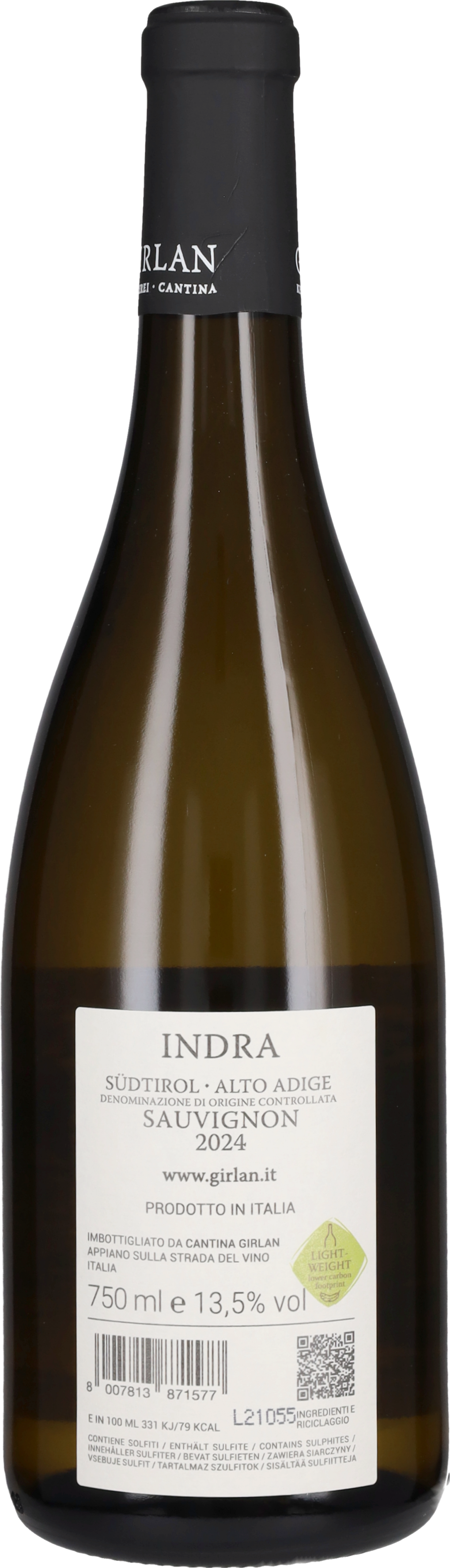 Sauvignon 'Indra' Girlan 2025