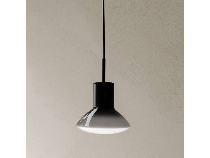 Suspension Onda, grise, Ø 17 cm, verre, GU10 - GRUPA - Salon / séjour - Design - Aluminium - À ampoule unique