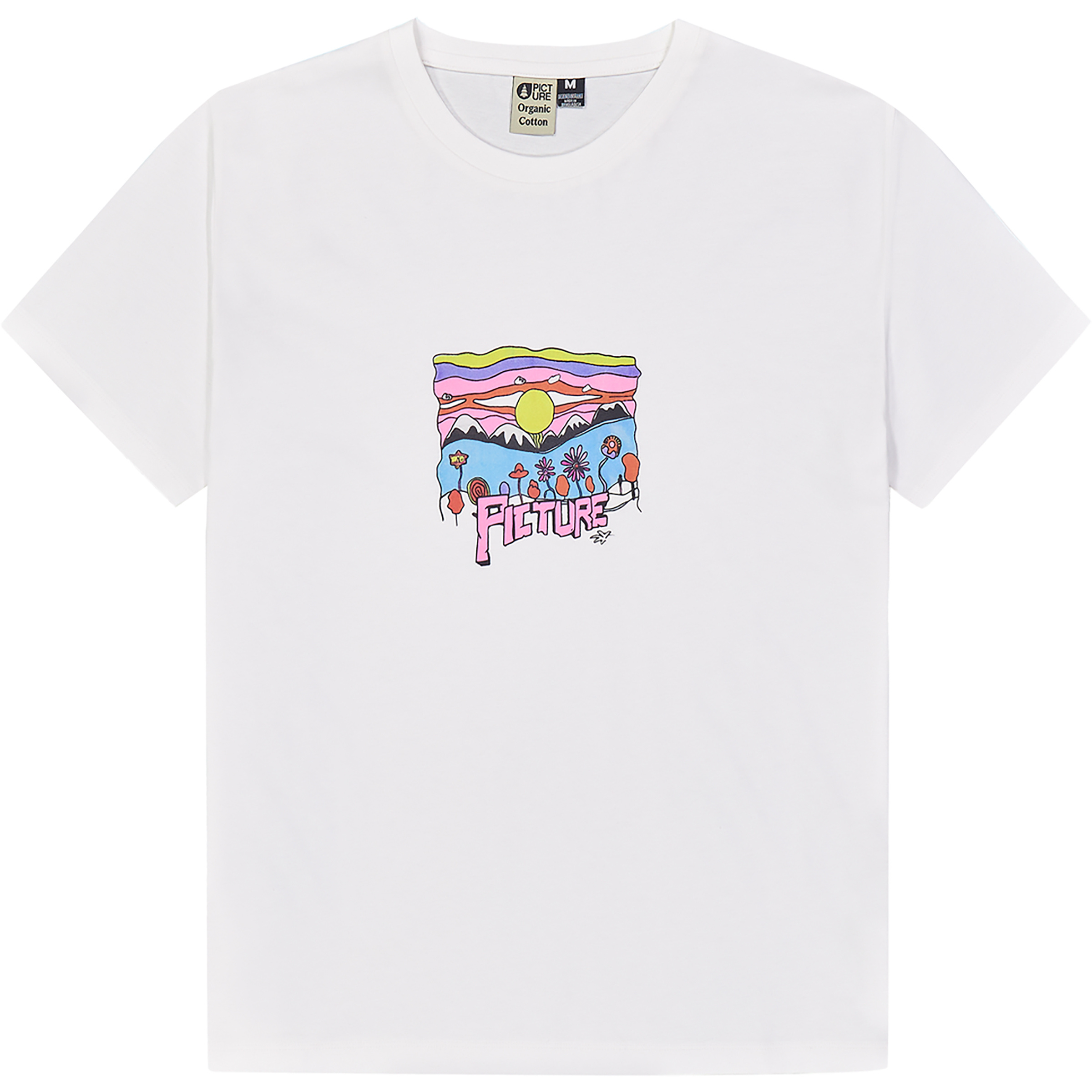 Picture Virel Damen T-Shirts weiss Größe M Lifestyle Hautfreundlich