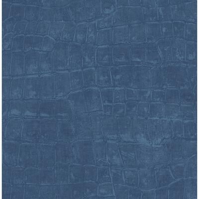 Seabrook Designs Curacao Faux Crocodile Unpasted Wallpaper